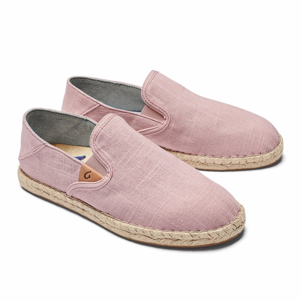 Olukai Women's Kaula Pa A Kapa Slip On Shoe - Rose Sea Salt US137-854